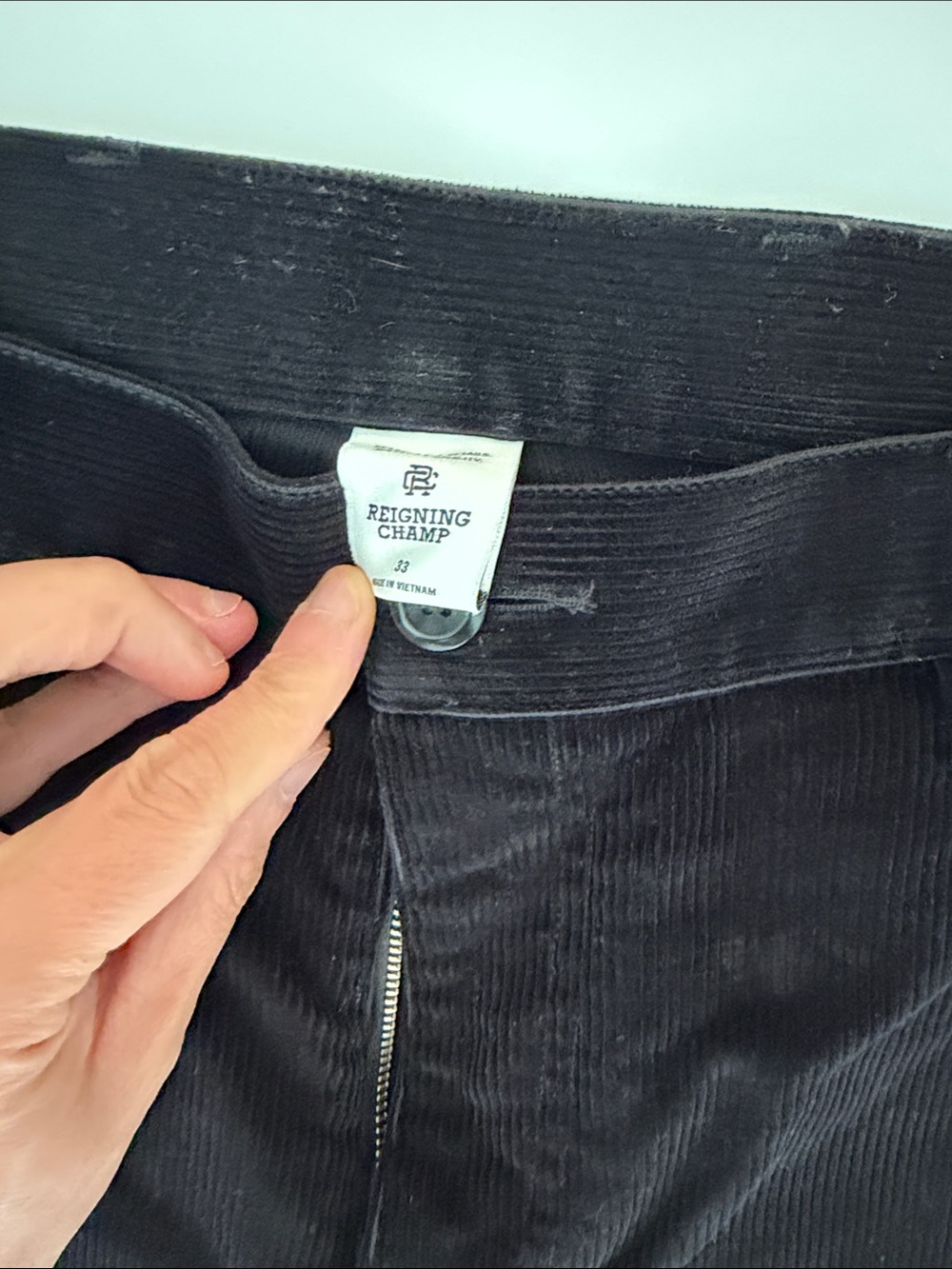 Reigning Champ Men's Corduroy Pants in Black